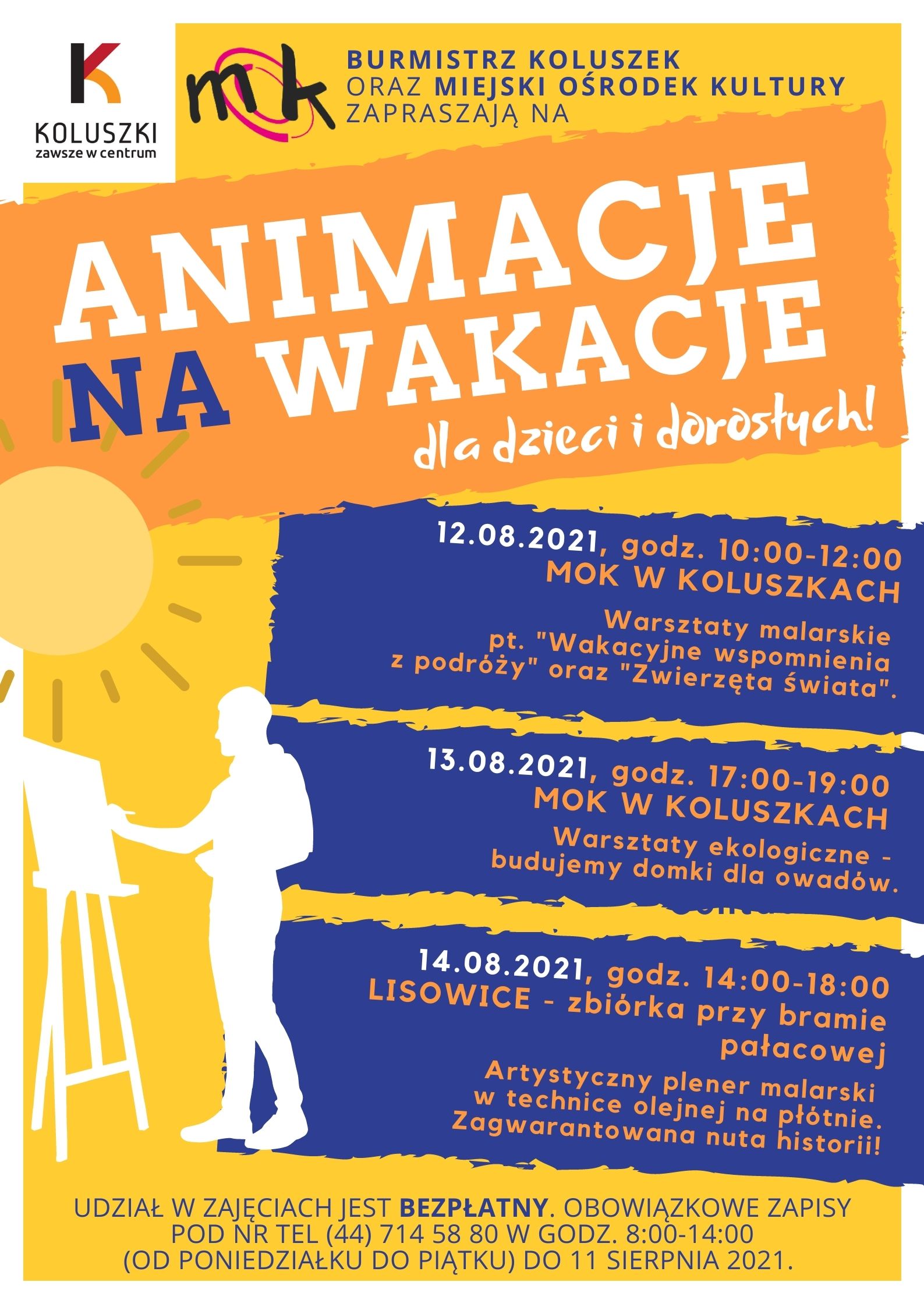 Warsztaty "Animacje na wakacje" dla dzieci i dorosłych!