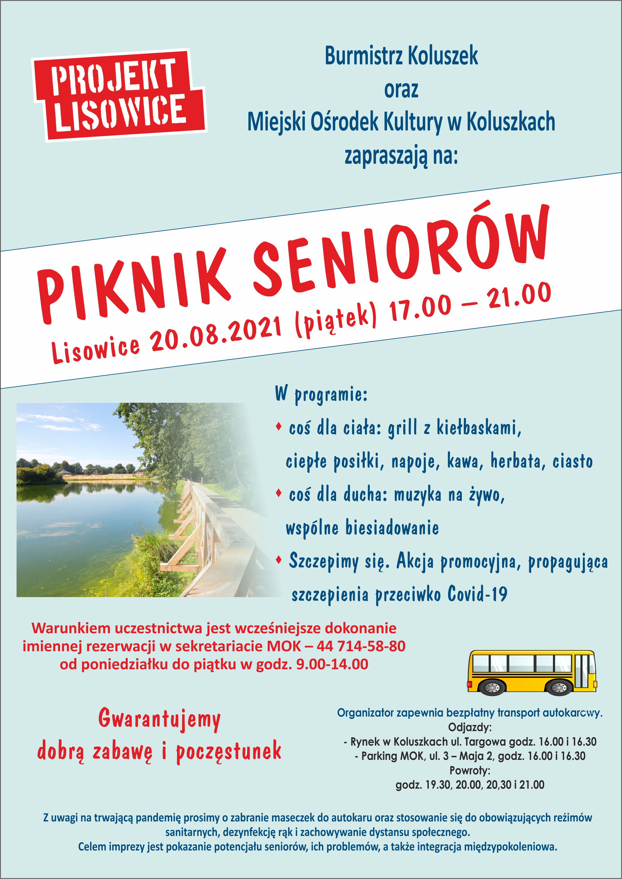 Plakat Piknik Seniora