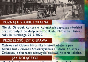 Plakat klubu miłośnika historii MOK