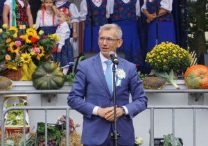 Zdjęcie Prezesa NIK Krzysztof Kwiatkowski podczas przemówienia