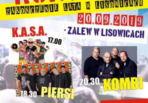 Plakat koncertu Zakończenie lata w Lisowicach