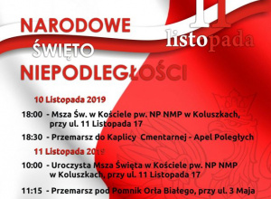 Zaproszenie na Uroczyste Obchody Narodowego Święta Niepodległości 2019