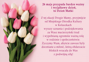 Życzenia z okazji Dnia Matki