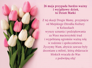 Życzenia z okazji Dnia Matki