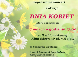 Zapraszamy na koncert z okazji Dnia Kobiet