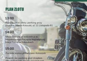 Plakat IX Koluszkowski Zlot Motocyklowy